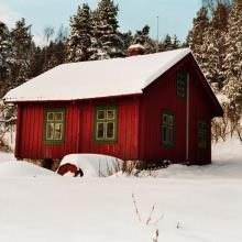 Grøstadstrand bygning- vinter
Foto: Sverre Joramo