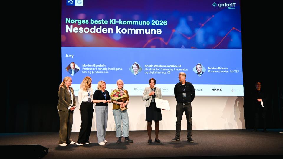 Lenke til artikkel: Nesodden er kåret til Norges beste KI-kommune 2026
