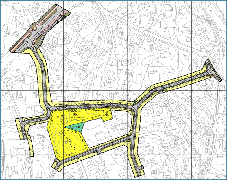 Kart over planområdet - Klikk for stort bilde